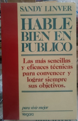 Hable Bien En Publico - S. Linver&-.