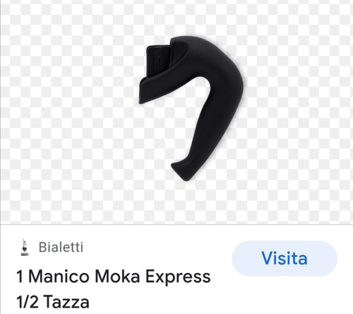 Imagen 2 de 9 de Bialetti Mango(asa) Repuesto Original Cafetera Moka Express