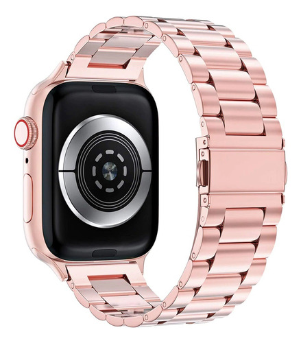 Correa Acero Eslabones Para Apple Watch - Todas Las Medidas