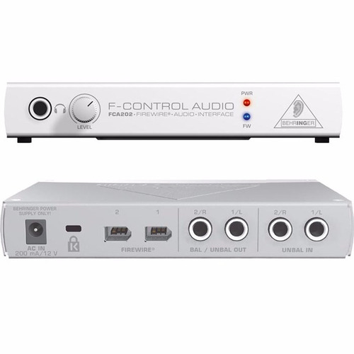 Behringer Fca202 Interface De Audio Firewire Color Gris