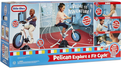 Bicicleta Fija Sin Pedales Montable Niños Little Tikes  Bt