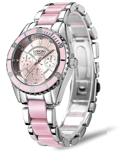 Nuevo Reloj Platinum Elegant Fashion Contra Agua! Inoxidable