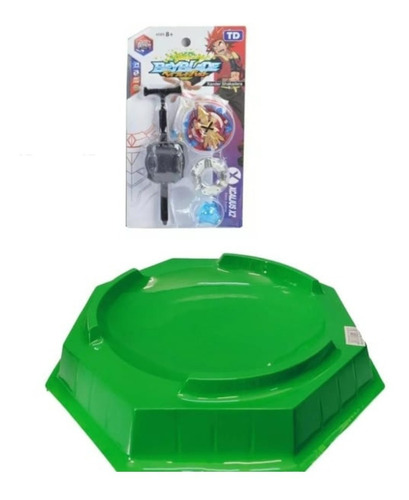 Oferta! Pista / Campo De Beyblade + 1 Trompo Con Lanzador