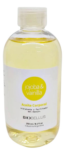 Aceite Para Masajes Jojoba Y Vainilla x 250 ml Biobellus