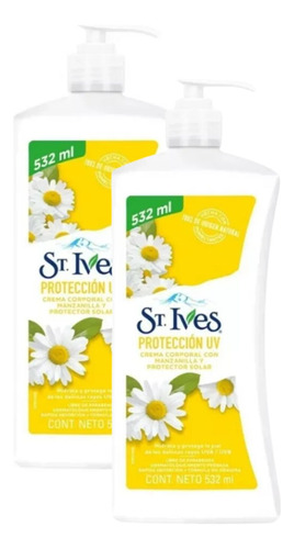 Pack 2 Crema Corporal St. Ives Protección Uv