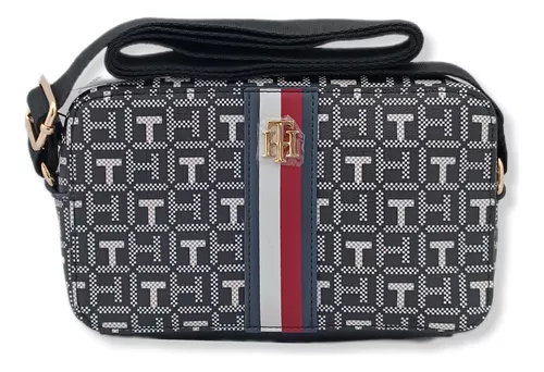 Bolso Tommy Hilfiger Monogram Transparente Mujer