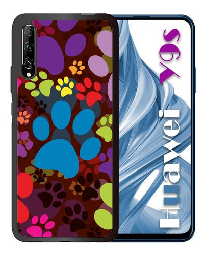 Funda Huawei Y9s Huellas De Color Tpu/pm Uso Rudo