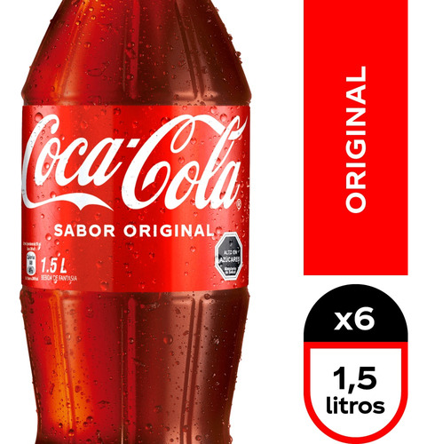 Coca-cola Original 1.5 L - Pack 6 Botellas