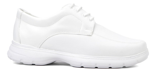 Zapato Hombre Uso Clínico Piel De Seda 4010 Blanco 22-29