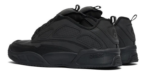 Imagen 3 de 6 de Zapatillas Osiris Modelo Graff Negro Negro Nueva Colección