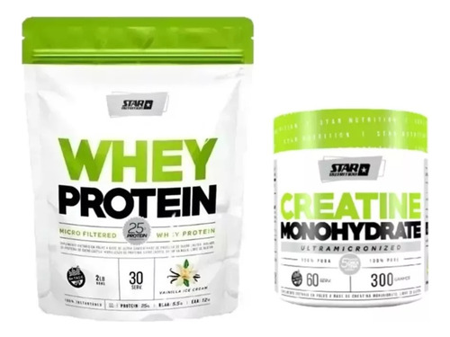 Combo Proteína Whey 2lb Doy + Creatina Star Nutrition 300gr