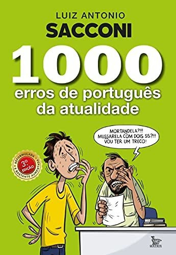 Libro 1000 Erros De Português Da Atualidade De Luiz Antonio