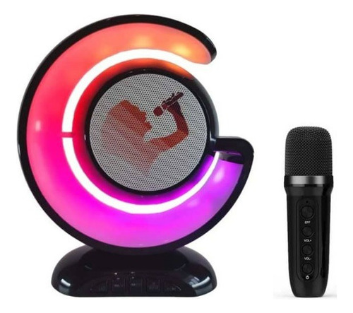 Parlante Karaoke Niños Con Microfono Portatil Recargable Bt