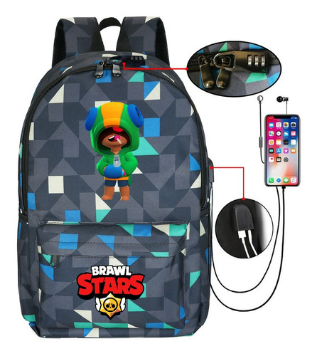 Venta Brawl Stars Mochila Escolar En Stock - leon brawl stars montar