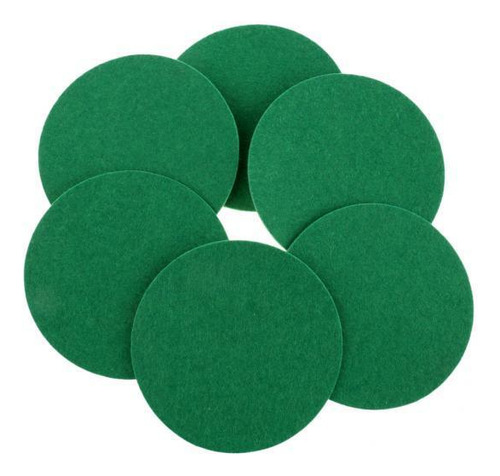 4 Air Hockey Paddles Pads L 6 Uds Verde