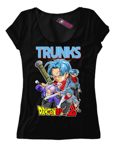 Remera Mujer Trunks Dragon Ball Z Serie Anime Dbb26 Dtg