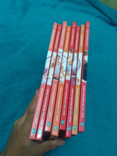 Guia Veja De Medicina E Saúde, Abril Coleções 8 Volumes (Usado)