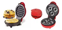 Comprar Pack Maquina Mini Waflera Wafles + Maquina 3 Dona Donuts 