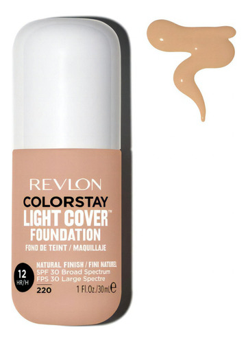 Revlon Colorstay Light Cover Foundation Sin Sello Tono 220 Natural beige