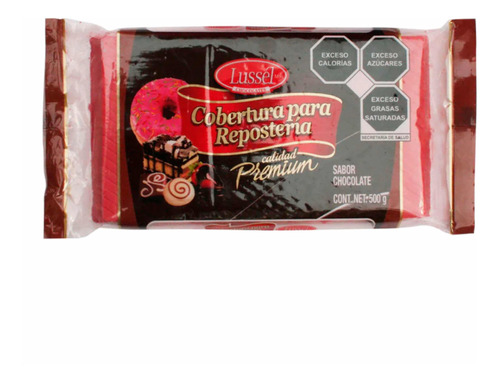 Cobertura De Chocolate Para Repostería Lussel Rojo 1 Kg