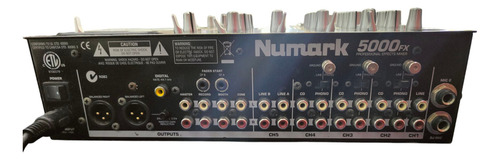 Mezcladora Numark 5000fx 5 Canales (Usado)