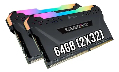 Memória Ram Vengeance Rgb Pro 64gb (2x32) Cmw64gx4m2d3600c18