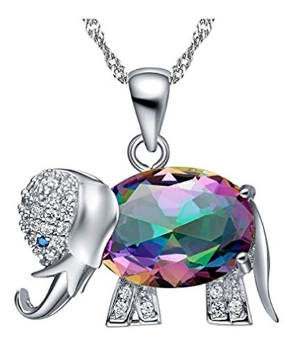 Uloveido N1154 Collar Con Colgante De Elefante