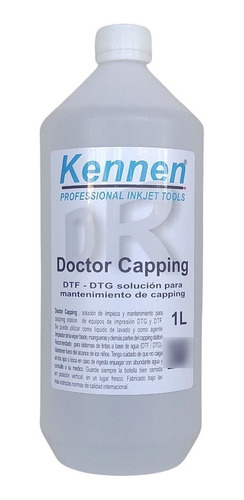 Dr. Capping Kennen Líquido Para Estación De Limpieza Dtf Dtg