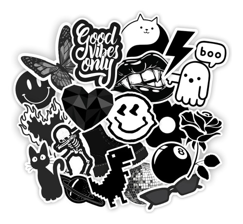 Stickers Calcos Vinilos Premium Uv Termo Stanley - Negro