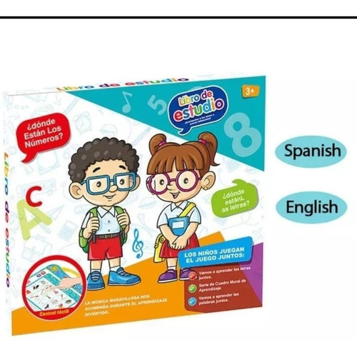 Libro Para Niños En Español E Inglés De Estudio 