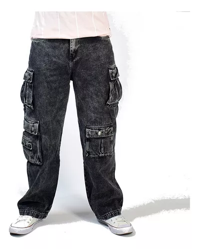 Pantalones Jeans Hombre Cargo