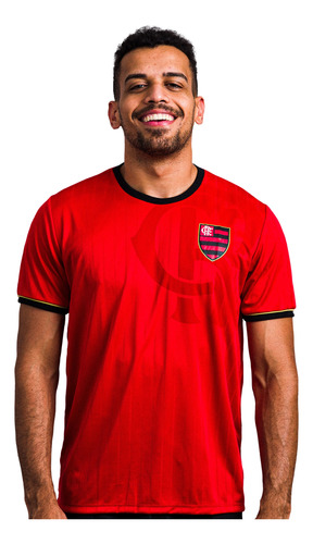 Camisa Time Futebol Flamengo Masculina Adulto Braziline