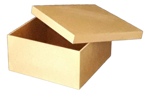 Kit 2 Caixas Com Tampa Para Festa Lembrancinha Mdf 25x25x10