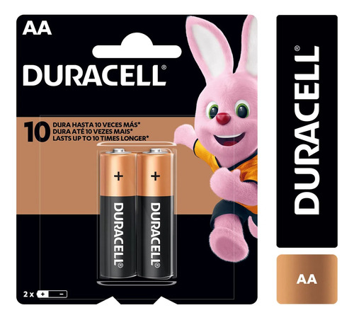 Pilas Duracell Alcalinas Aa 2 Un