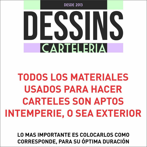 Cartel Personalizado 22x28 A Todo Color