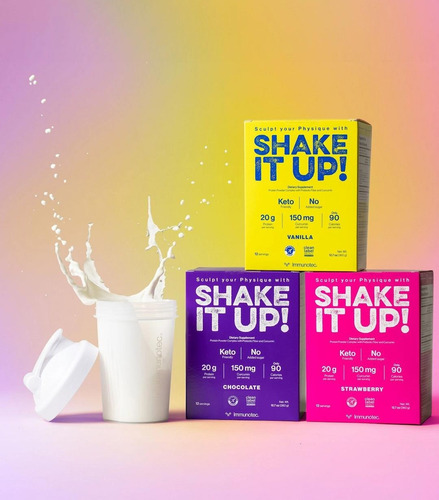 Immunotec, Shake It Up! Aislado De Proteína, 12 Unidades Chocolate