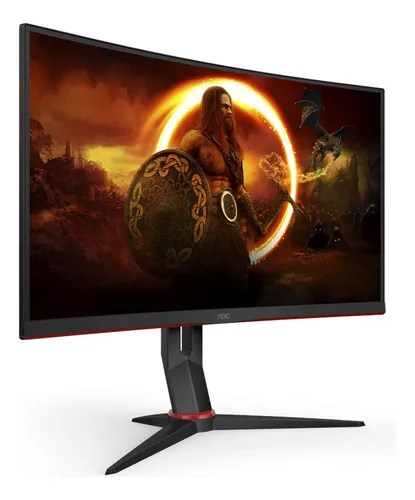 Monitor Gamer Curvo Aoc C24g2 23.6in Fhd 165hz 1ms Freesync