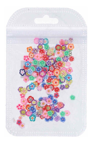 Imagen 1 de 1 de Apliques Tipo Goma - Uñas - Flores - D**