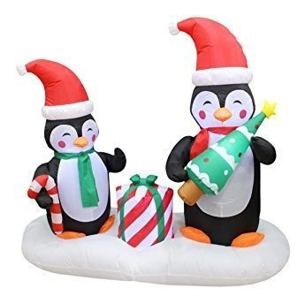 Inflable Dos Pingüinos