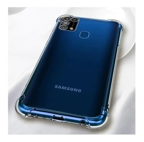 Capa Case Capinha + Película Vidro + Plc Cam Samsung M31