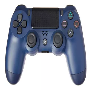 Controle Sony Dualshock Sem Fio Com Led Frontal Midnight Blu