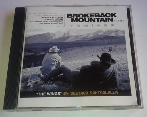 Gustavo Santaolalla Brokeback Mountain The Remixes Cd 2005
