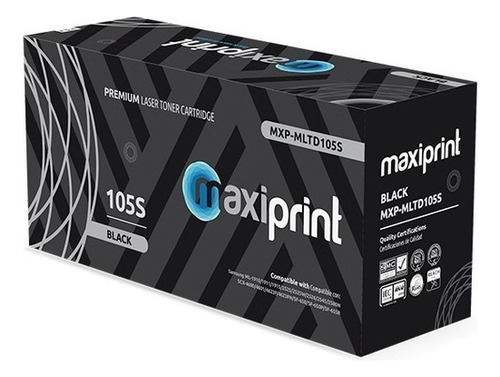 Toner Mlt-d105s Negro Marca Maxiprint