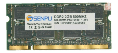 Memoria Ram Para Laptop Ddr2 2gb Bus 800mhz Pc2 6400s