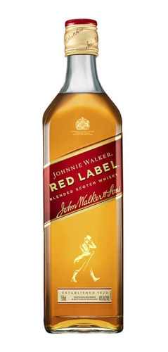 Whisky Johnny Walker Red Label Importado 750 Ml Johnnie