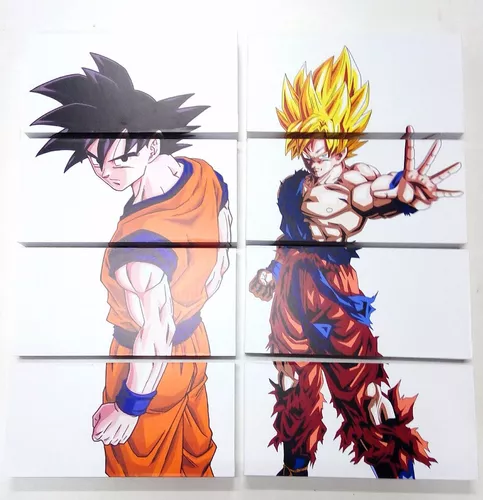 Quadro Decorativo Desenho Dragon Ball Z Goku Salas