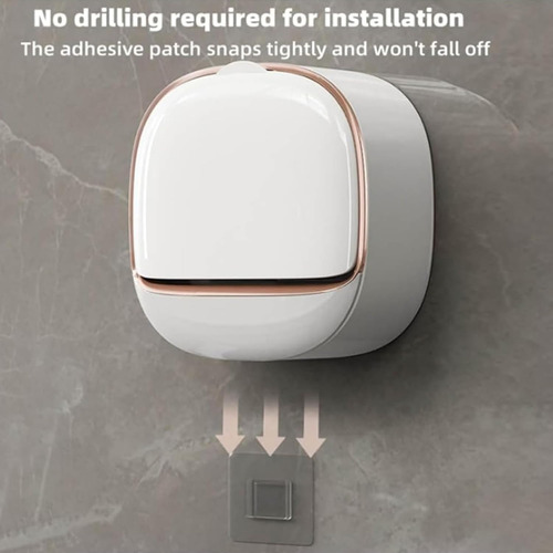 Luxury Soap Holder With Drain Tray, Wall Mounted Drain Soap