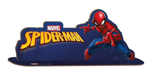 Enfeite De Mesa Em M D F - Festa Homem Aranha - Spider Man