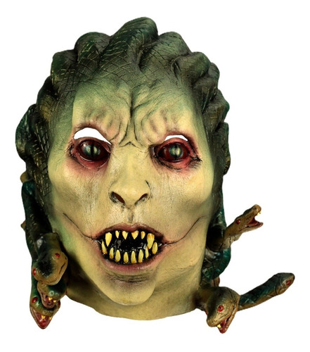 Máscara Medusa Criatura Mitológica Disfraz Halloween Terror 