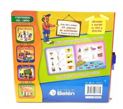 Imagen 6 de 6 de Libro Pizarra El Mágico Mundo De Las Letras Nro. 2 Niños 5-7